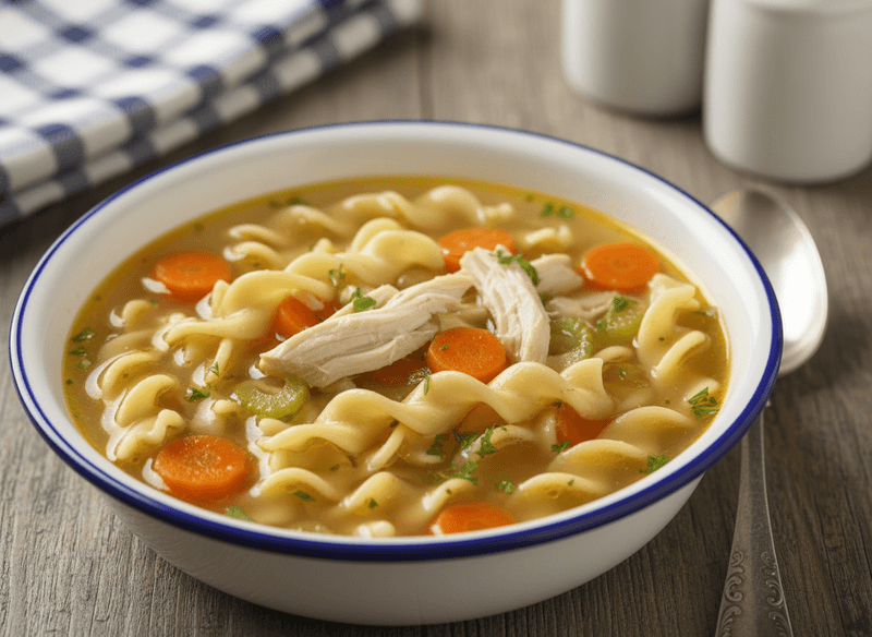 Super Easy Chicken Noodle Soup