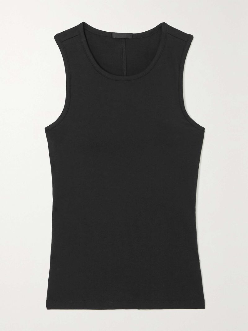 Fitted Tank in Black or Taupe