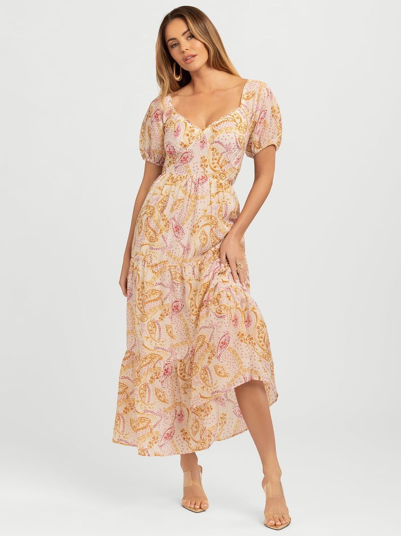 Jessica Simpson Emmory Tiered Maxi Dress