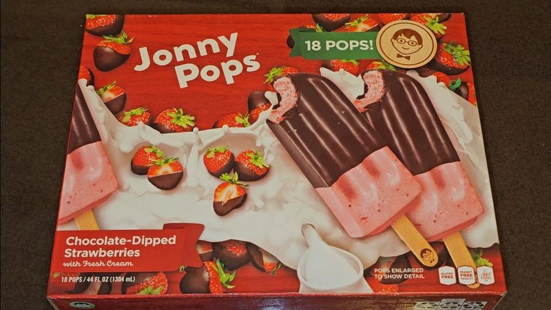 Jonny Pops Chocolate-Dipped Strawberry Pops