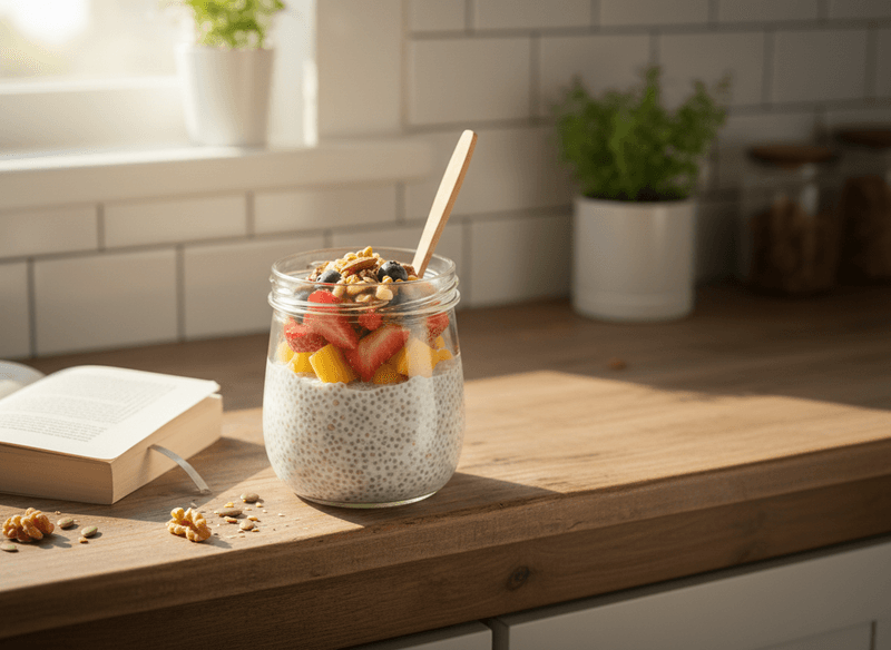 Chia Pudding Made the Night Before