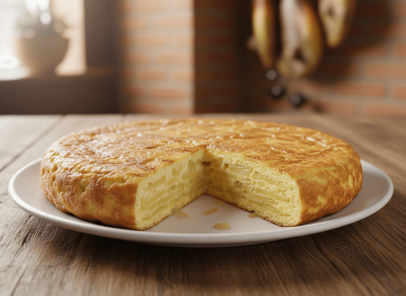 Tortilla Española with Caramelized Onions