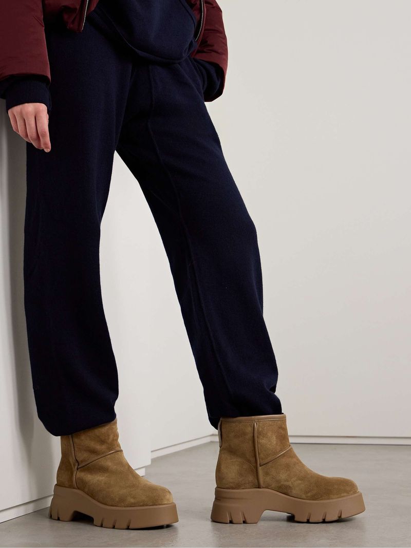 Gianvito Rossi Stormy 50 Suede Ankle Boots