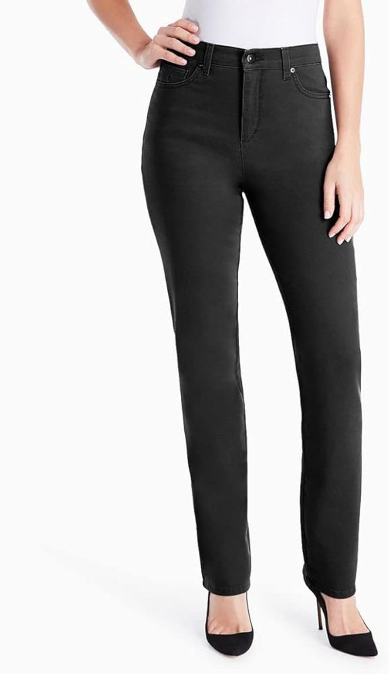 Gloria Vanderbilt Women's Amanda Classic High Rise Tapered Jean (Petite)