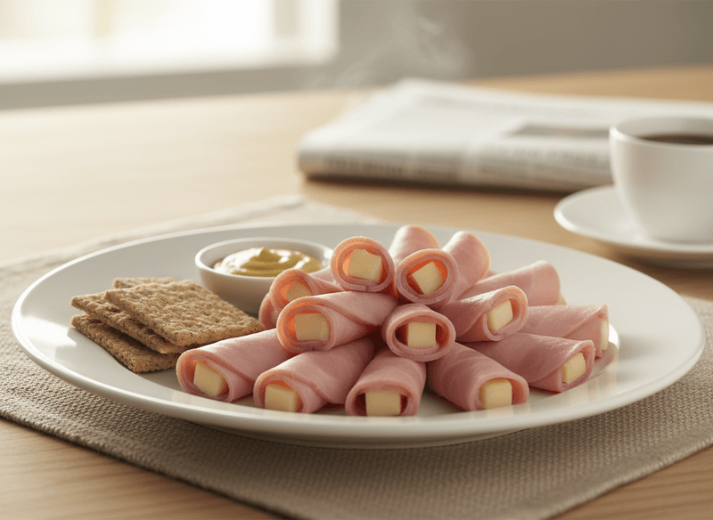 Ham and Cheese Roll-Ups