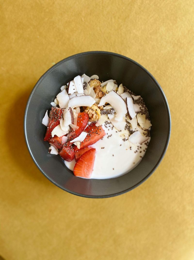 Greek Yogurt Bowl with Fruit and Seeds