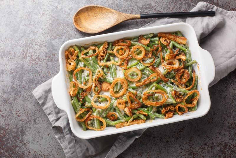 Green Bean Casserole (Extra Soggy Edition)