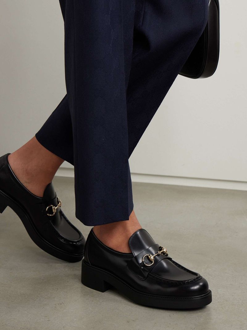 Gucci Horsebit Leather Loafers