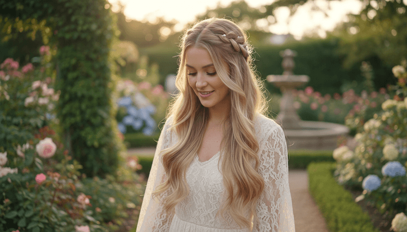 Half-Up Twisted Crown