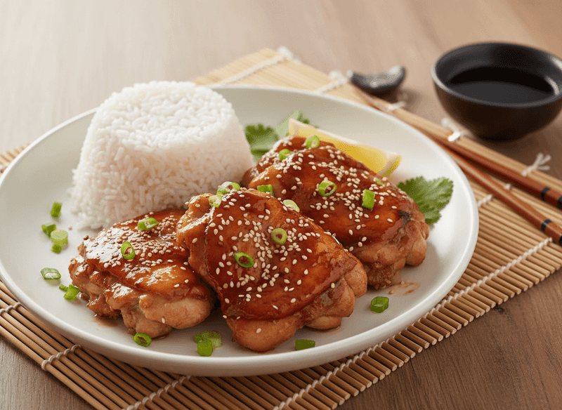 Teriyaki Baked Chicken Thighs