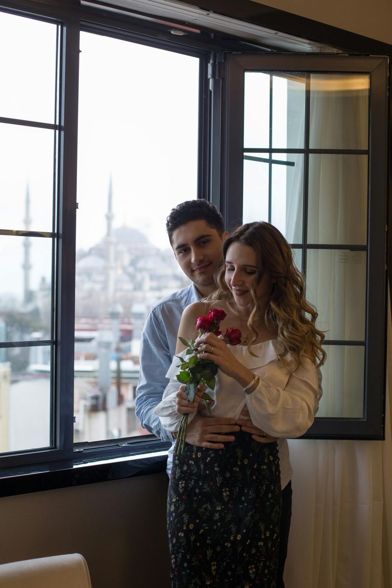 He Hugs You from Behind While You're Doing a Daily Task