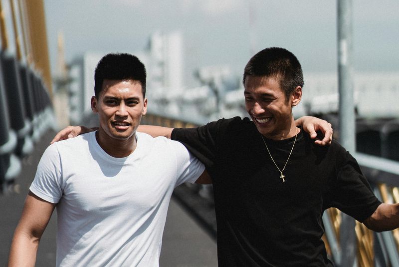 He Maintains Healthy Male Friendships