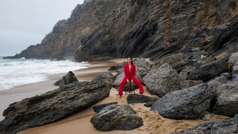 Her Body Language Stays Open and Relaxed