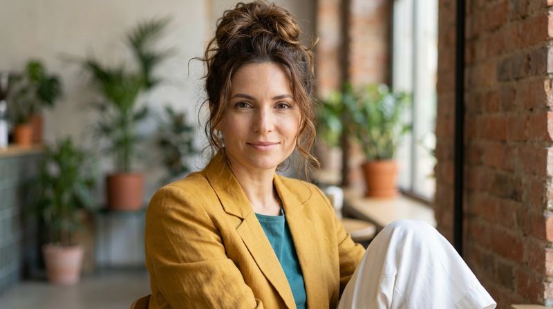 High Bun with Face-Framing Pieces