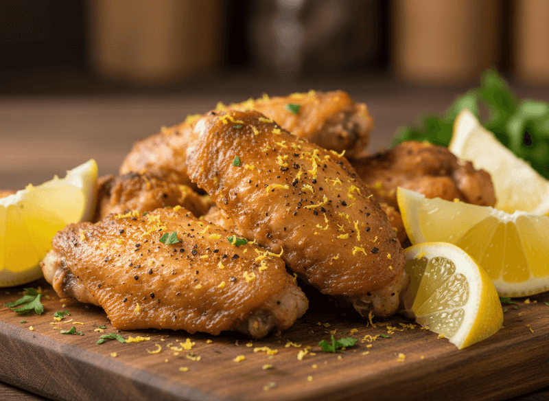 Lemon Pepper Dry Rub Wings