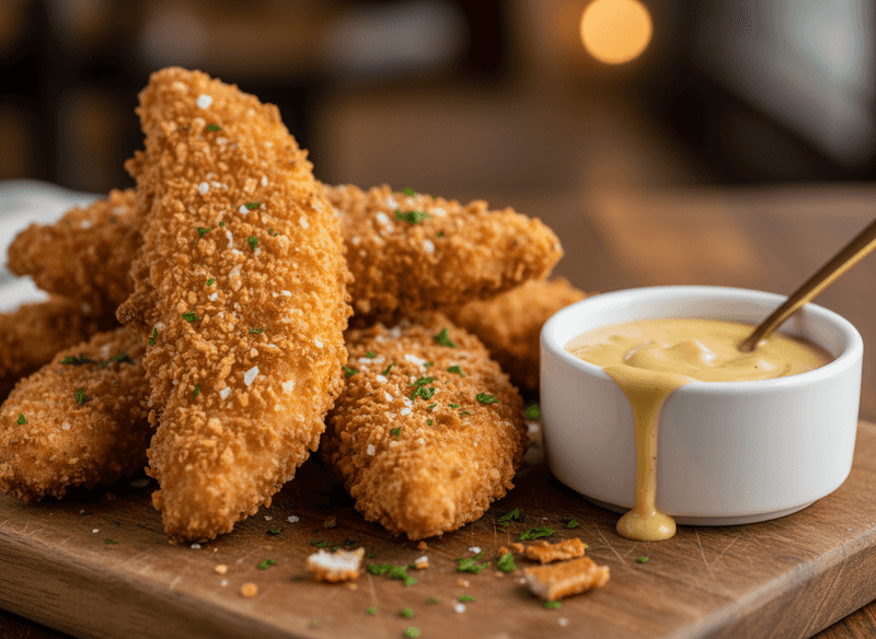 Honey Mustard Pretzel-Crusted Chicken
