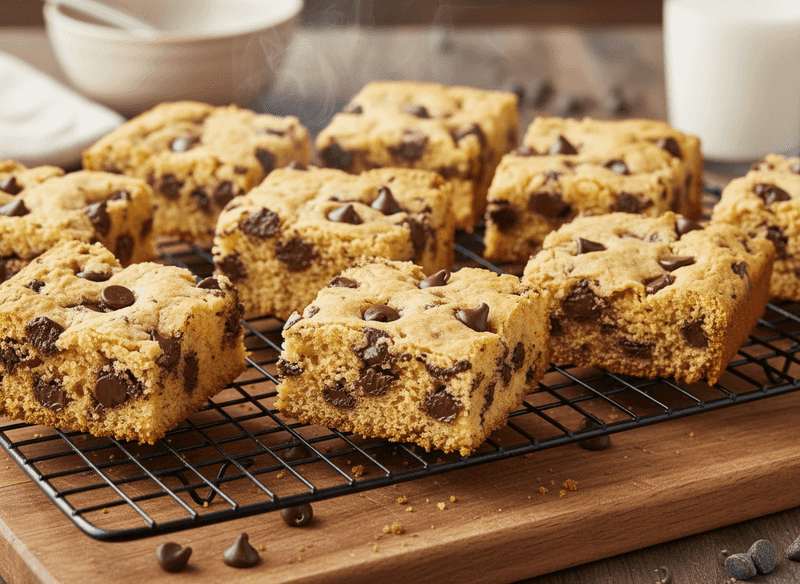 Chocolate Chip Cake Mix Bars