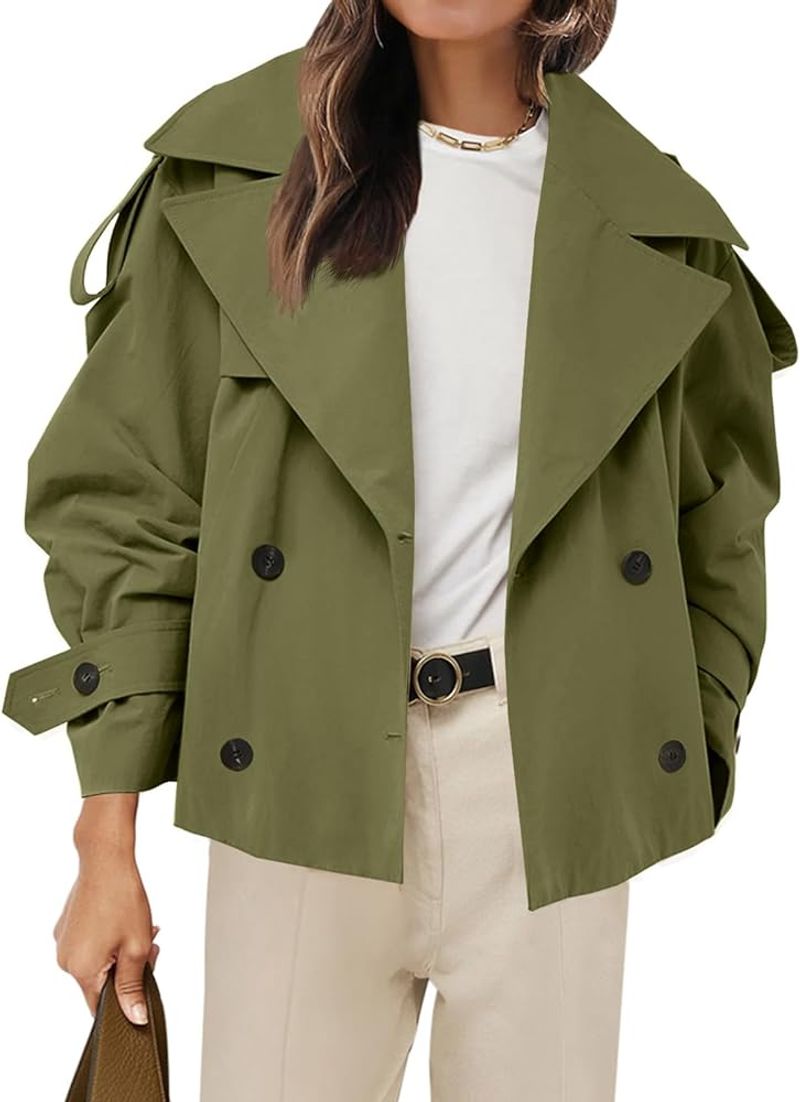 Tankaneo Cropped Trench Coat