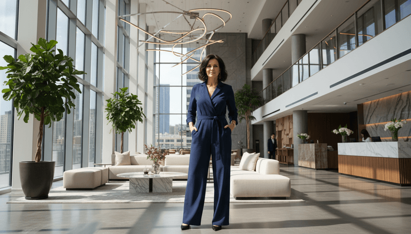 Jumpsuit with a Defined Waist