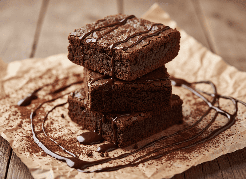 Flourless Keto Brownies (Sugar-Free Dark Chocolate)