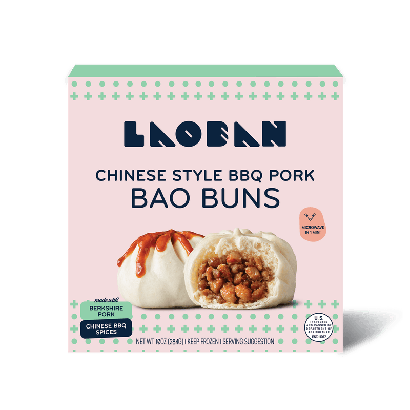 Laoban Chinese Style BBQ Pork Bao Buns
