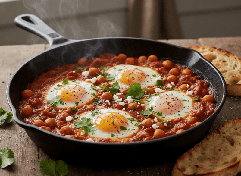 Smoky Chickpea & Tomato Shakshuka