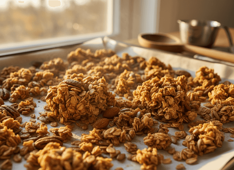 No-Added-Sugar Granola Clusters