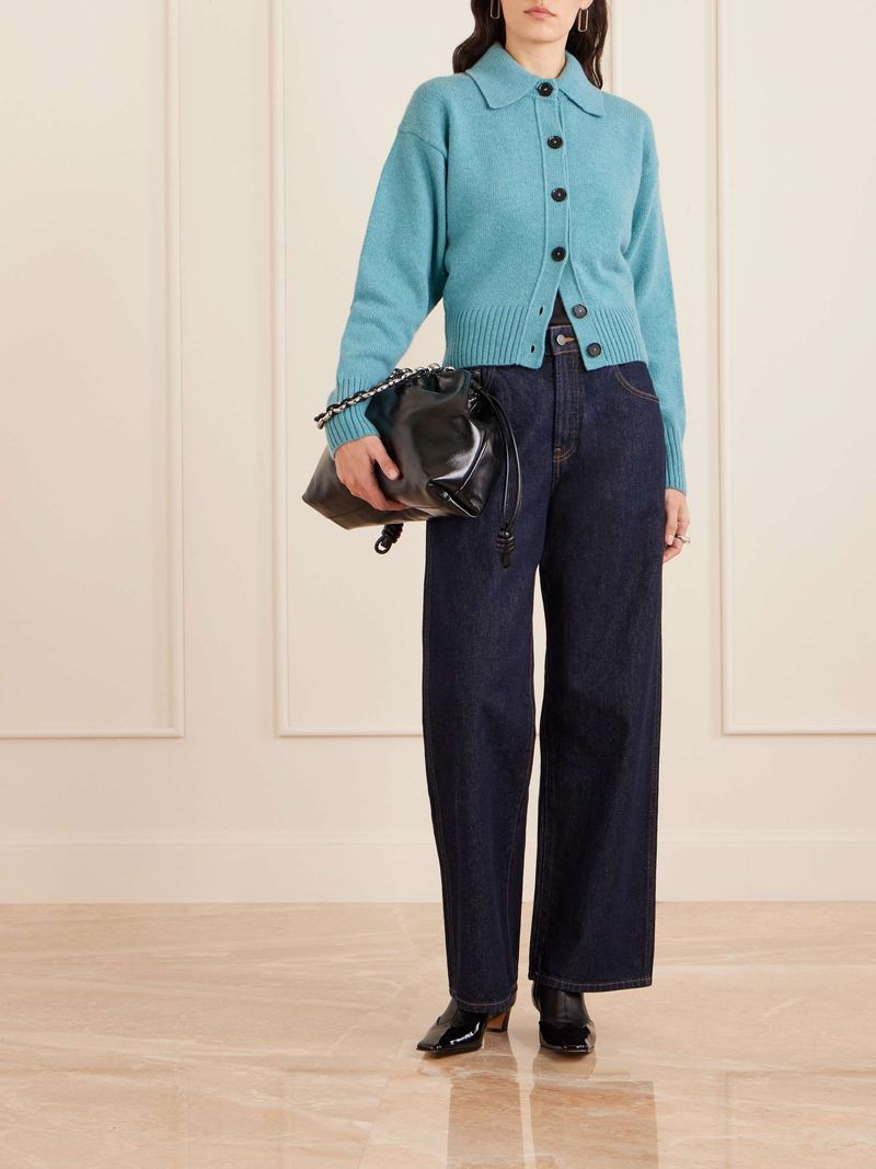 Lightweight Cardigans Worn as Tops