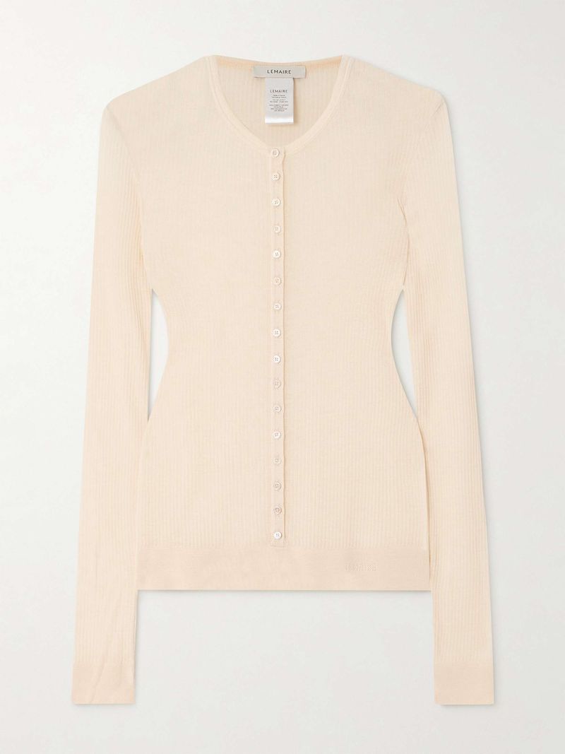 Lightweight Knit Sweater in Beige or Oat