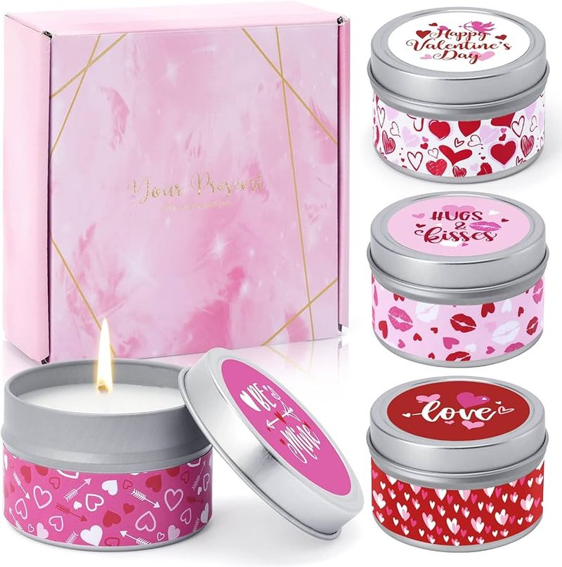 Valentine's Scented Soy Candle