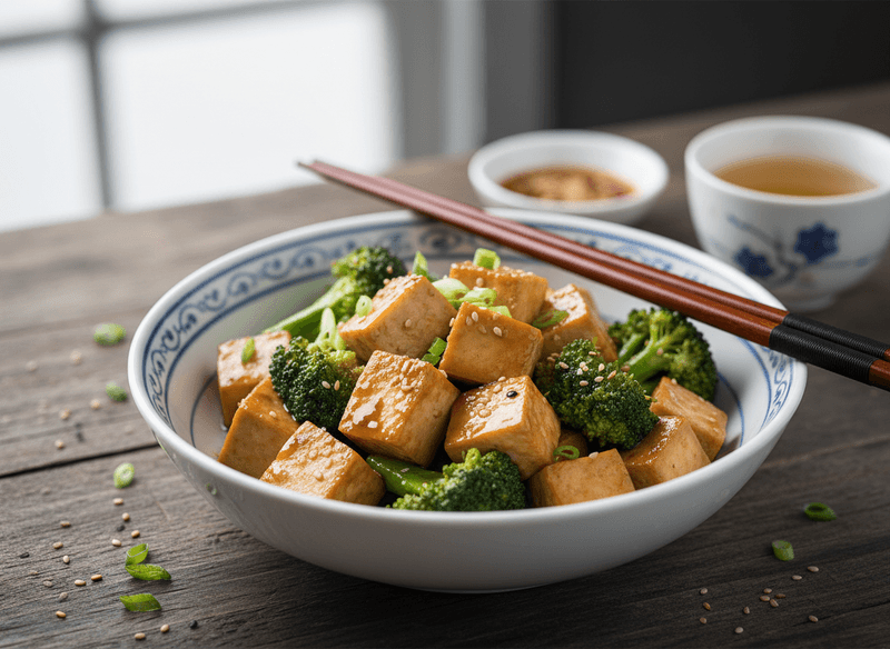 Tofu Stir-Fry with Broccoli