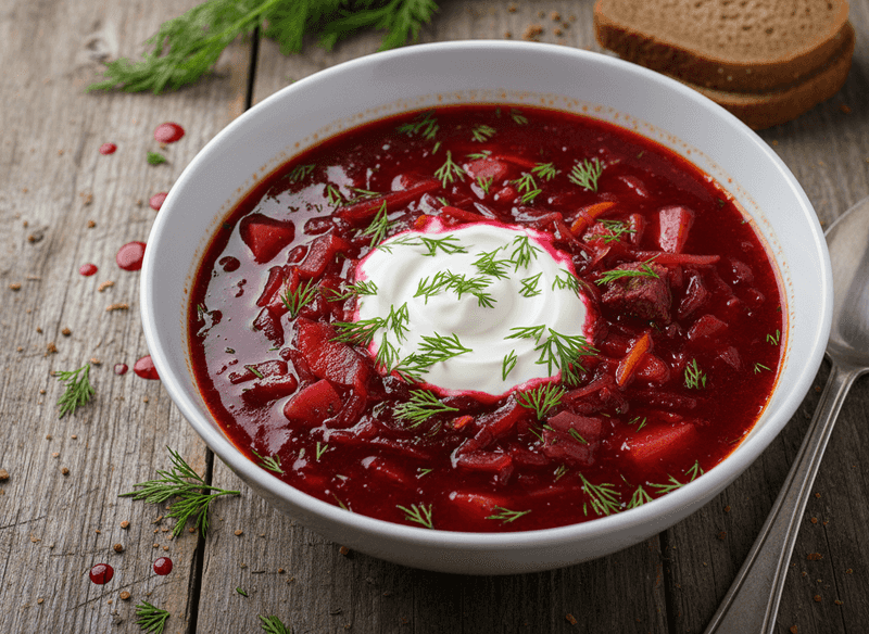 Beet-Infused Soups Like Borscht