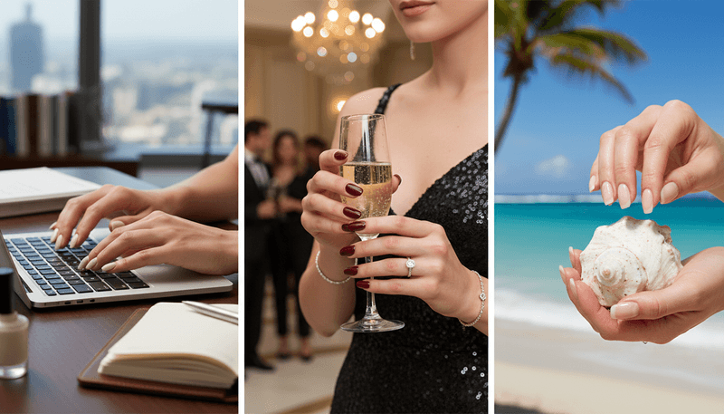 Match Nails to Occasion and Wardrobe