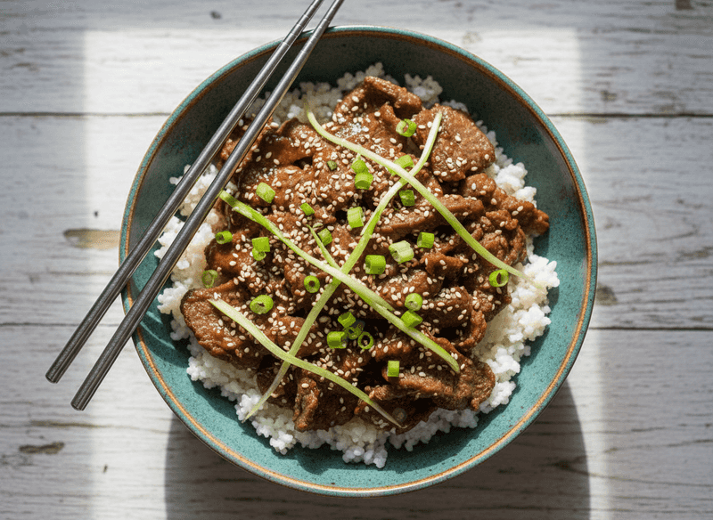 Grass-Fed Beef & Cauliflower Rice Bulgogi Bowls