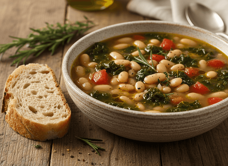 Tuscan White Bean & Kale Soup