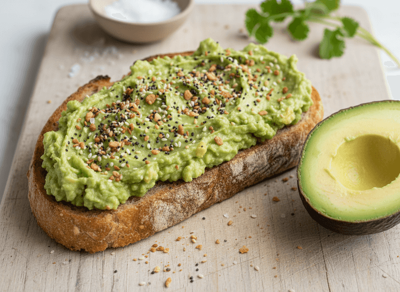 Avocado Toast with Everything Seasoning
