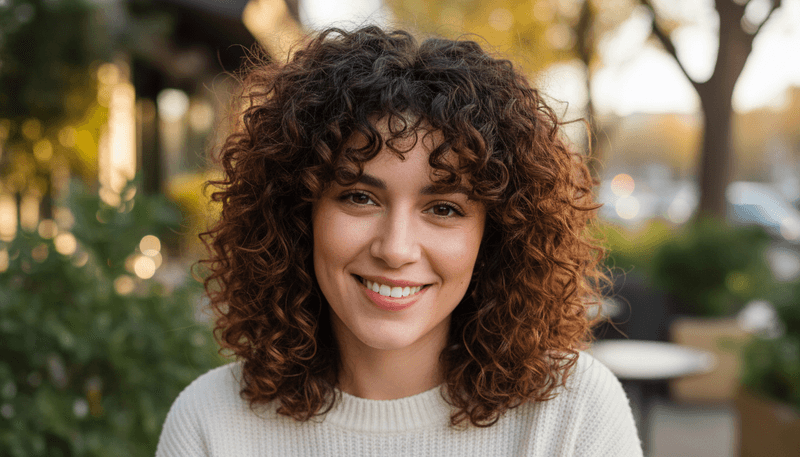 Mid-Length Cut with Face-Framing Layers