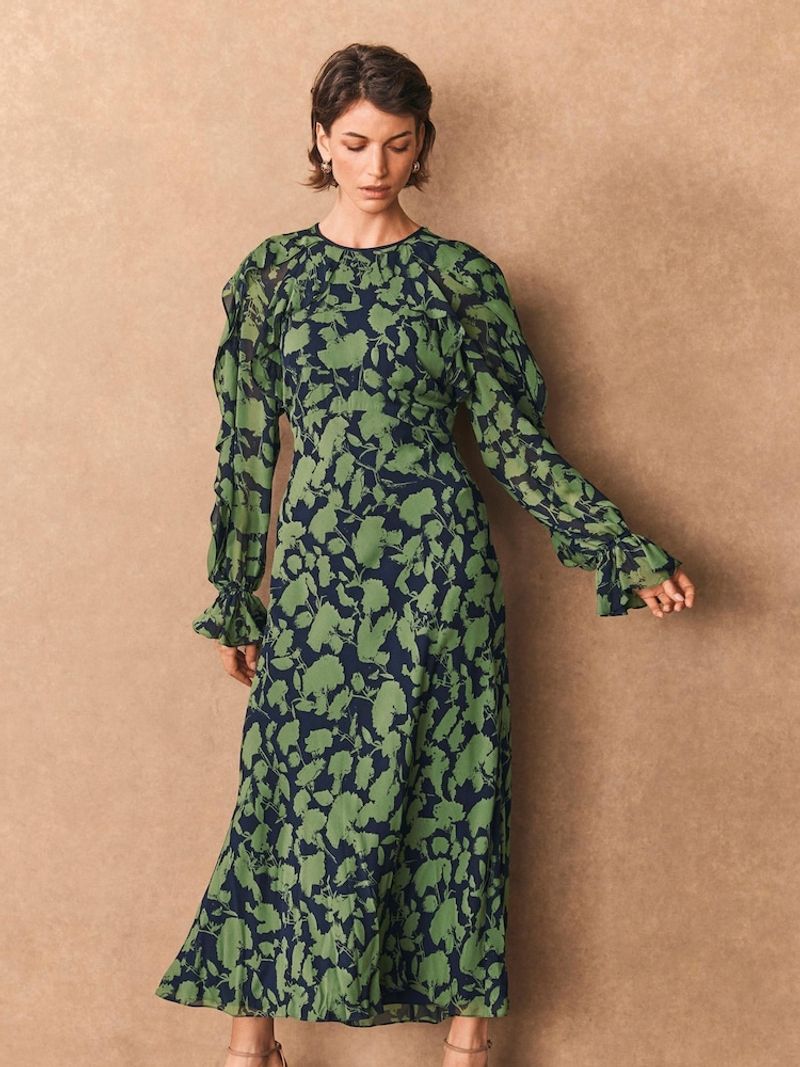Mint Velvet Floral Print Maxi Dress