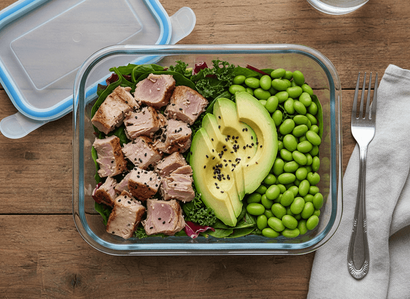 Tuna, Avocado & Edamame Power Lunch Boxes