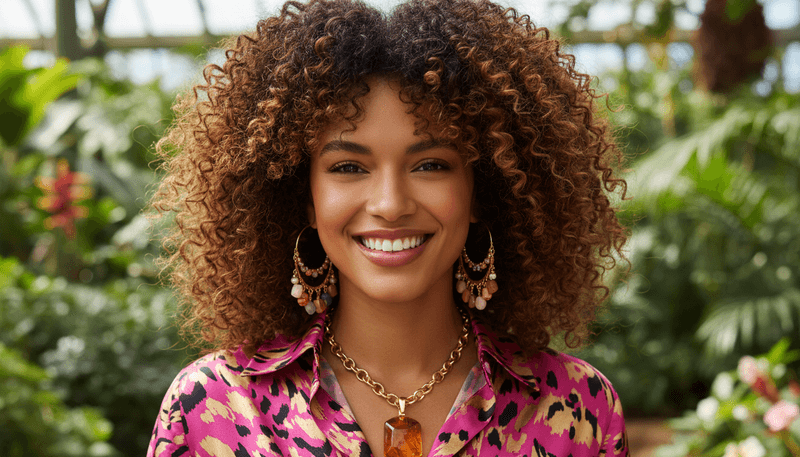 Natural Curls with Defined Shape