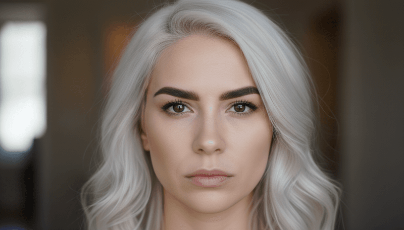 Overly Dark or Thick Eyebrows