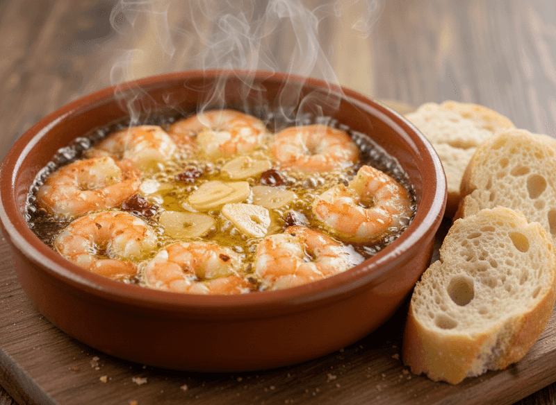 Gambas al Ajillo (Garlic Chili Shrimp)