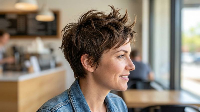 Pixie Cut with Textured Layers
