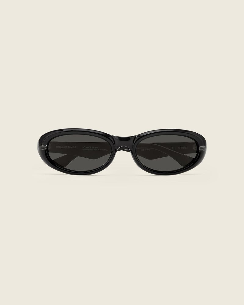 Bonnie Clyde Groupie Black Sunglasses