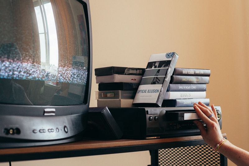 Rewinding VHS Tapes Before Returning Them to Blockbuster