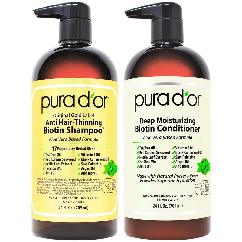 Pura D'Or Original Gold Label Anti-Thinning Biotin Shampoo