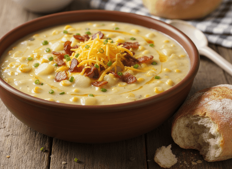 Comforting Potato and Corn Chowder