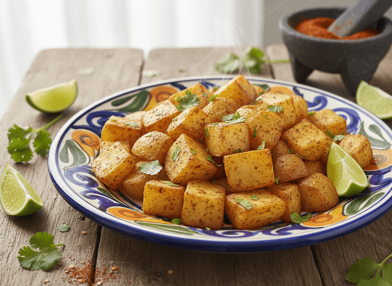 Mexican Street Potatoes (Papas con Chile y Limón)