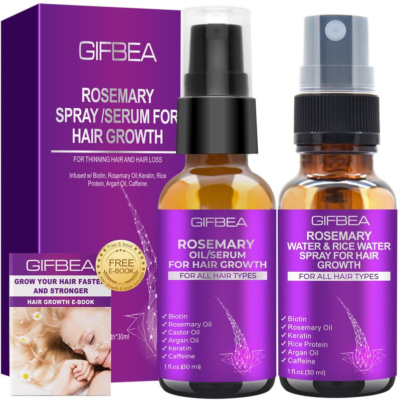 Rosemary Oil Hair Growth Serum with Biotin & Castor Oil