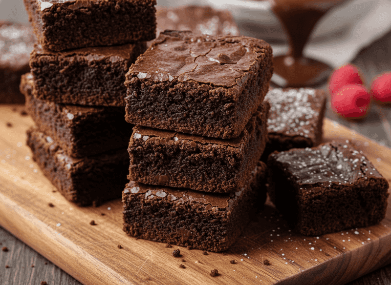 Decadent Dark Chocolate Brownies
